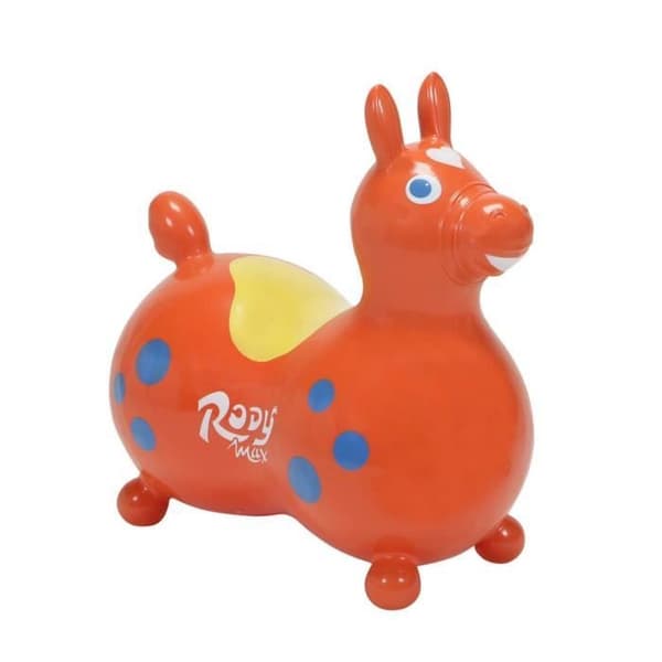 Rody Max plastponny för barn i åldrarna 5 till 8 år - Saniversum UG - Orange - Balansutveckling