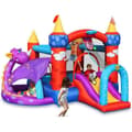 Miniatyrbild 1 av 4: HAPPY HOP Castle - Dragon uppblåsbar lekplats