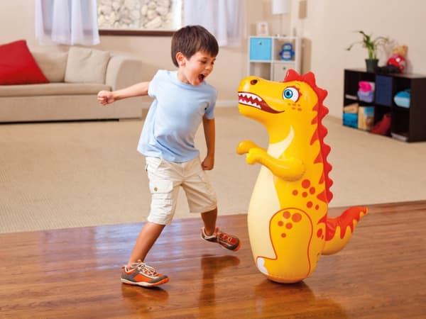 Uppblåsbar boxningssäck dinosaurie INTEX 44669