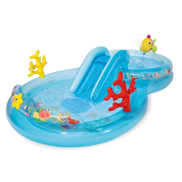 Ilmatäytteinen leikkipaikka Underwater World Intex 56143
