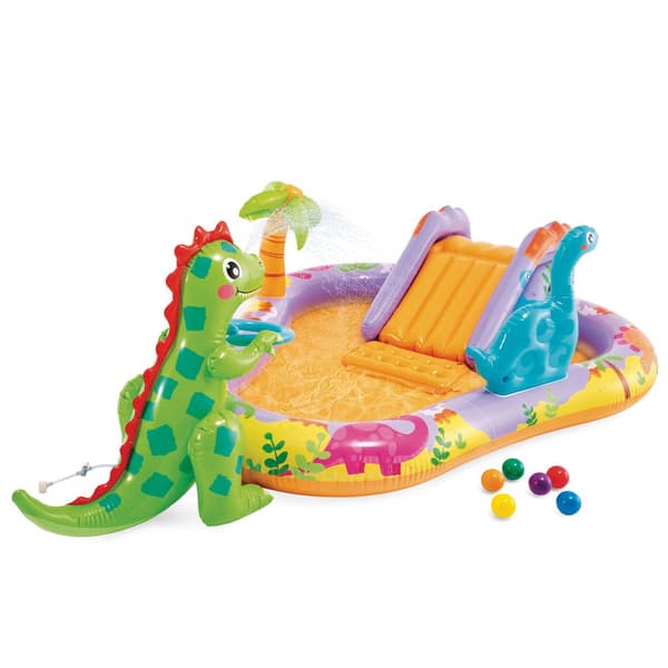 Oppustelig Legeplads Dinosaurer Intex 56139