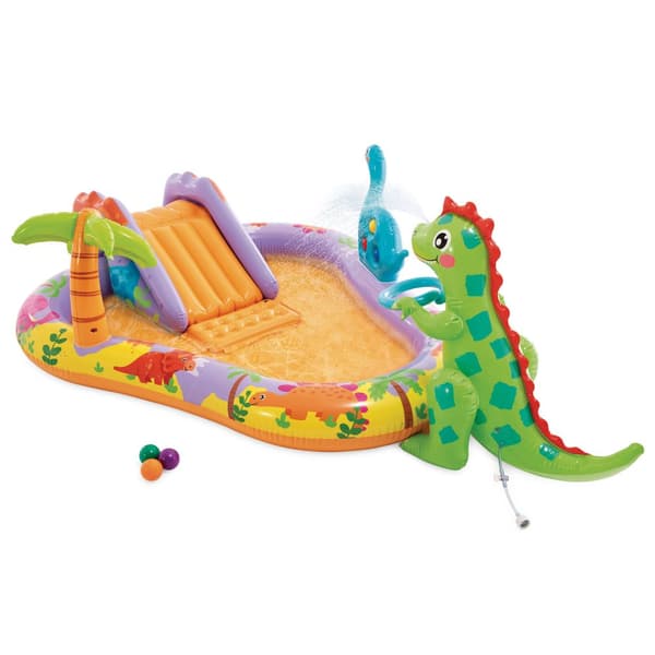 Oppustelig Legeplads Dinosaurer Intex 56139