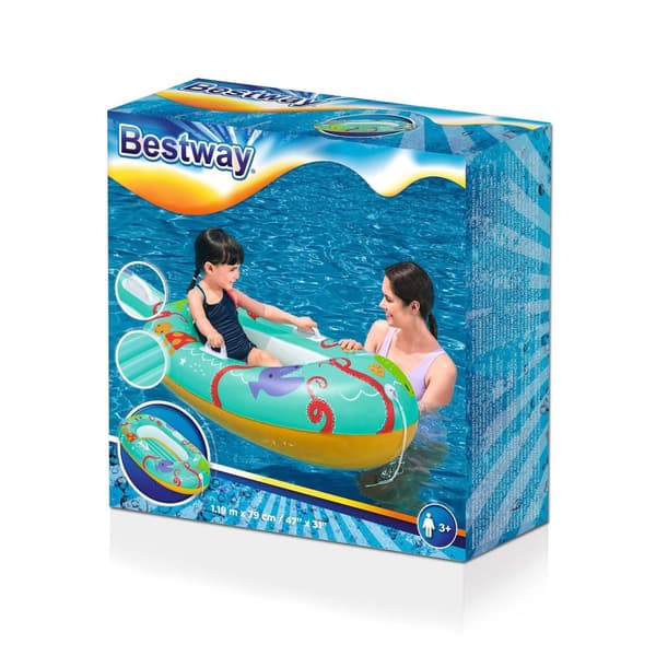 Strandponton til svømning 119 x 79 cm Bestway 34009