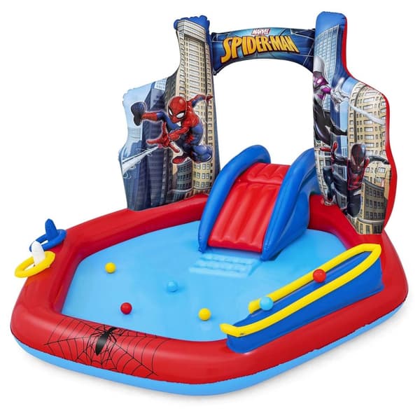 Oppustelig legeplads Spider-Man 211 x 206 x 127 cm Bestway 98793