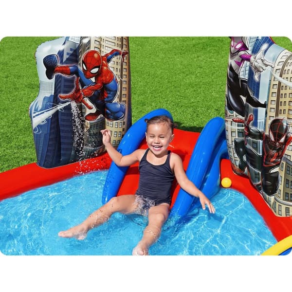 Oppustelig legeplads Spider-Man 211 x 206 x 127 cm Bestway 98793