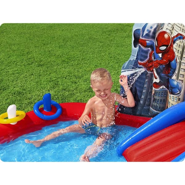 Oppustelig legeplads Spider-Man 211 x 206 x 127 cm Bestway 98793