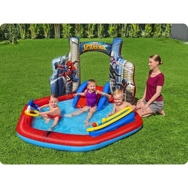 Oppustelig legeplads Spider-Man 211 x 206 x 127 cm Bestway 98793