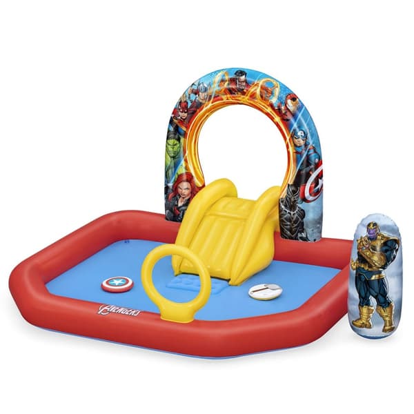 Uppblåsbar lekplats Avengers 211 x 198 x 125 cm Bestway 98800