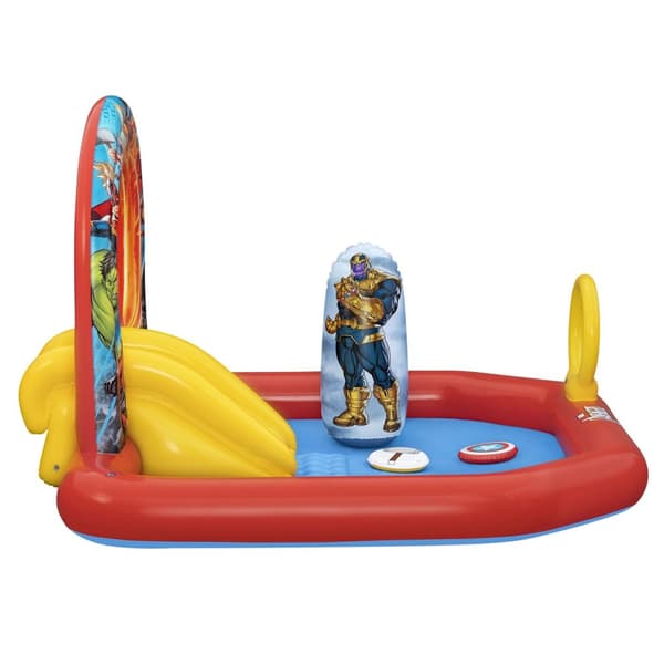 Uppblåsbar lekplats Avengers 211 x 198 x 125 cm Bestway 98800