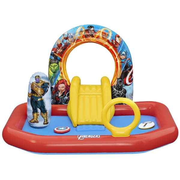 Uppblåsbar lekplats Avengers 211 x 198 x 125 cm Bestway 98800