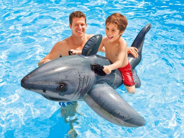 Puhallettava lelu Shark 173 x 107 cm INTEX 57525