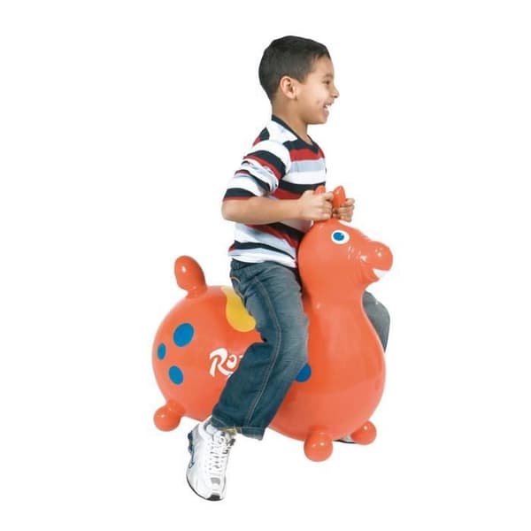 Rody Max plastponny för barn i åldrarna 5 till 8 år - Saniversum UG - Orange - Balansutveckling