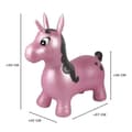 Miniatyrbild 5 av 5: LEXIBOOK - Rosa Uppblåsbar Hoppande Enhörning - Från 3 år