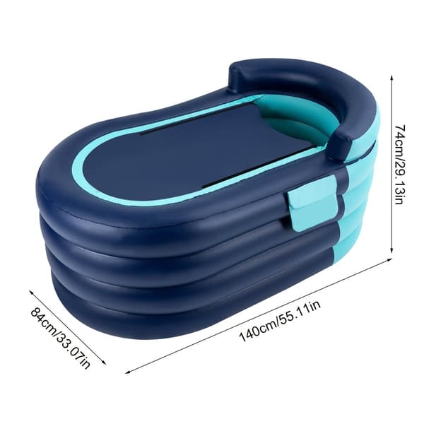 Uppblåsbar Swimmingpool, Ergonomisk Ryggstöd, 4 Kammare