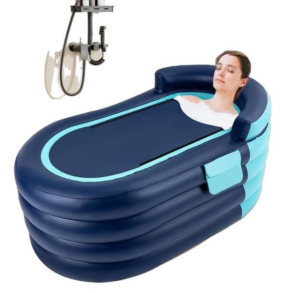 Uppblåsbar Swimmingpool, Ergonomisk Ryggstöd, 4 Kammare