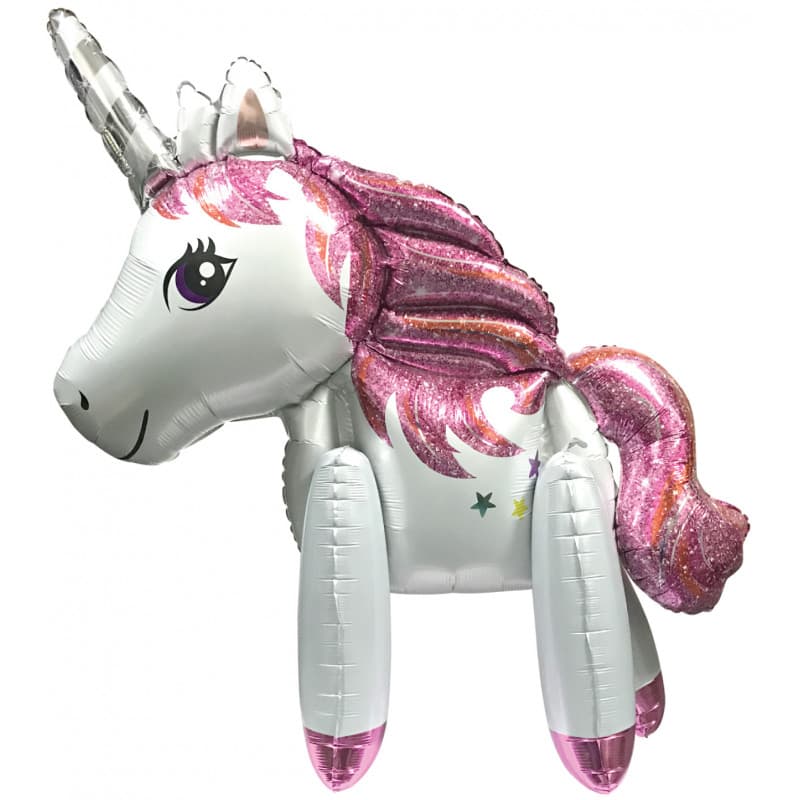 Enhörning / unicorn stor folieballong XL