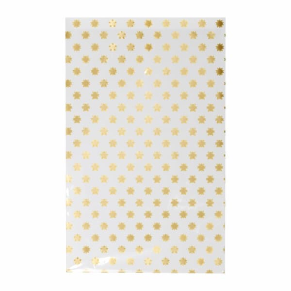 Cellofanpåse Guldstjärnor 13x12cm 10-pack
