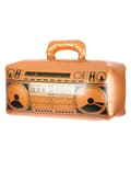 Miniatyrbilde 1 av 2: Voksen gull oppblåsbar radio.Size-One size