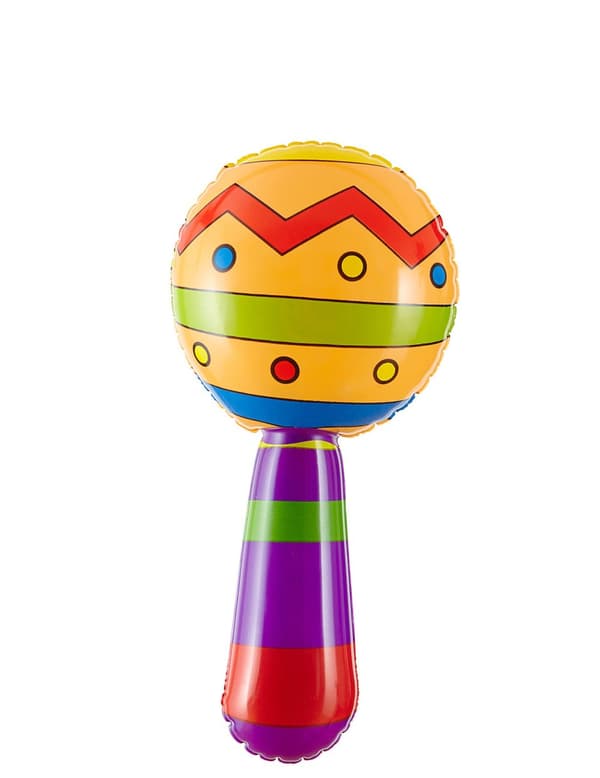 Maracas oppustelige 20 cm.Size-One size