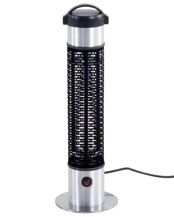 Uteplatsvärmare Svart metall 64H cm Fristående 800W