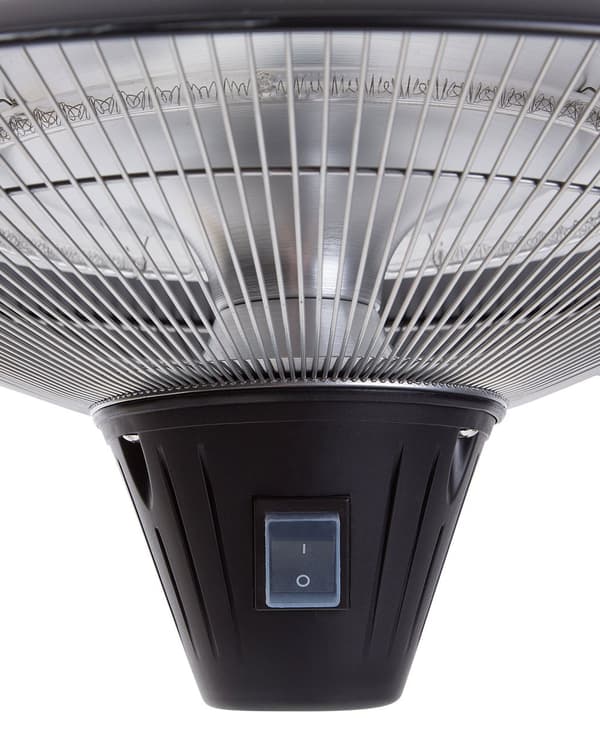 Infravärmare Svart Metall ø 51 cm Takmonterad 1800W