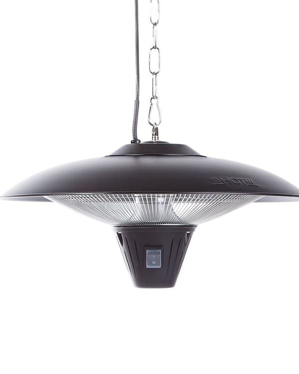 Infravärmare Svart Metall ø 51 cm Takmonterad 1800W