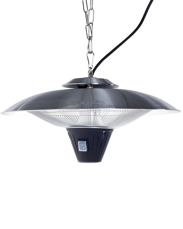 Terassilämmitin teräs ripustettava 1800W hopea KABA