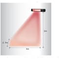 Miniatyrbilde 11 av 11: Namron Terrassevarmer Low Glare m/Fjernkontroll 2000W Sort