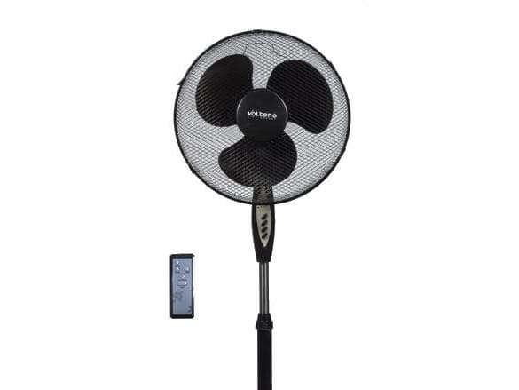 GULVVIFTE SORT + FJERNKONTROLL 40cm