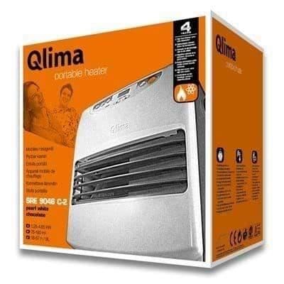 QLIMA SRE9046C 4650 watt Elektronisk fotogenugn - Upp till 190 m3 - SPARA-läge, luktfri - 9 liters tank - Autonomy 67h
