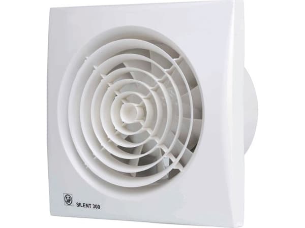 THERMEX Silent 200-300 Scandic, Seinä, Kylpyhuone, Valkoinen, Muovi, IP45, 180 m³/h