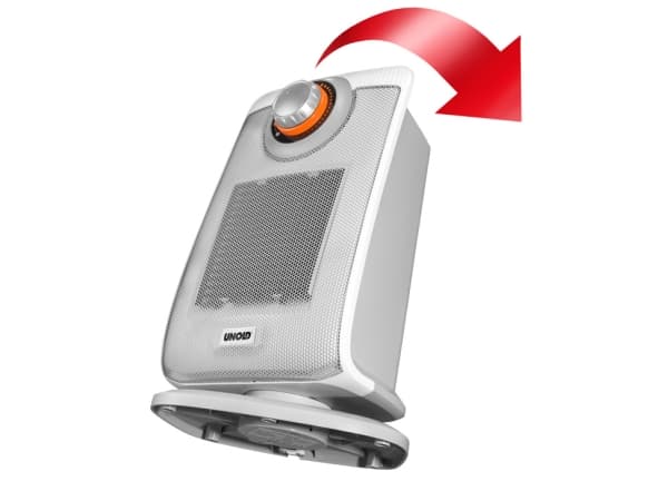 Unold 86440, Sähkökäyttöinen lämpötuuletin, Keraaminen, 75°, 1,8 m, IP21, Lattia