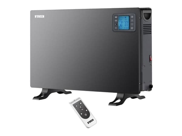 Noveen CH7100 LCD Smart, Elektrisk konvektionsvärmare, 24 h, inomhus, Golv, Svart, LCD