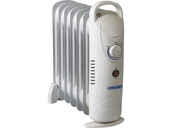 Mesko Home MS7804, Öljysähkölämmitin, Öljy, Öljy, Sisätila, Valkoinen, 700 W