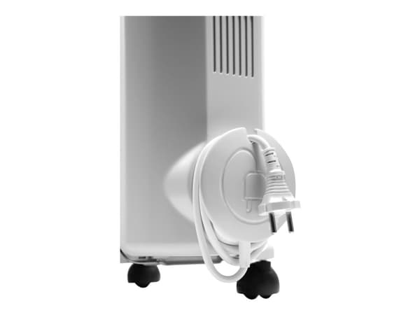 De'Longhi RadiaS TRRS 0715 - Oljeradiator - mobil - hvit