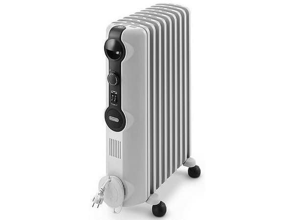 De'Longhi RadiaS TRRS 1225 - Oljeradiator - mobil - hvit