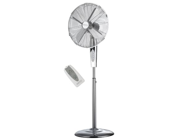 Camry Premium CR 7314, Husholdningsvifte, Kromfarget, Rustfritt stål, Gulv, 62 dB, 40 cm, 8 timer