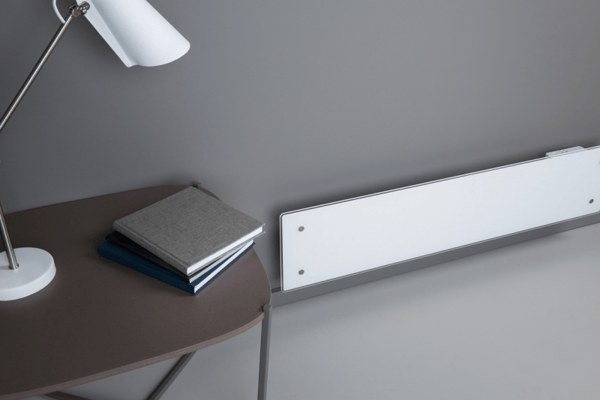 Adax Glas Varmeliste Clea L 08 KWT, 800W 230V med WiFi, hvid