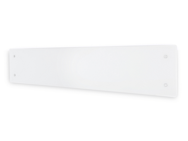 Adax Glas Varmeliste Clea L 08 KWT, 800W 230V med WiFi, hvid Hvit