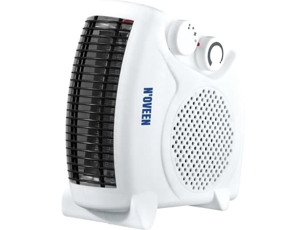 Noveen FH06, Viftedrevet elektrisk romvarmer, Innendørs, Gulv, Hvit, Rotasjon, 2000 W