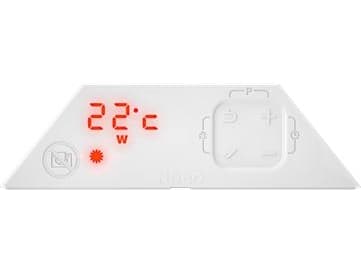 Nobø NCU-2TE Eco Termostat med ugetimer (Natsænkning) og adaptiv opstart. Stand alone for Nobø Elradiator Front NFK og NTL.