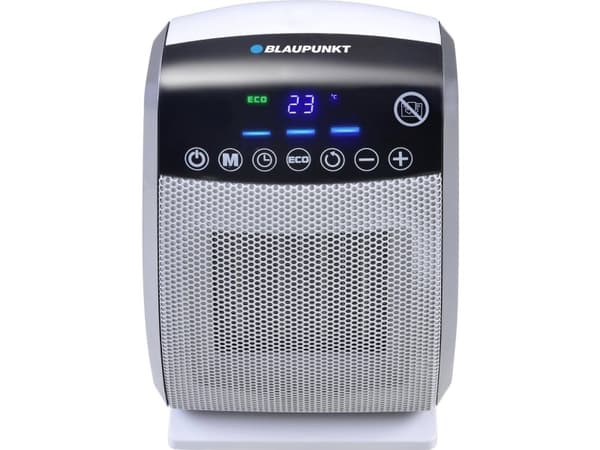 Blaupunkt FHD501, Sähkökäyttöinen lämpötuuletin, Keraaminen, Sisätila, Lattia, Valkoinen, Painikkeet