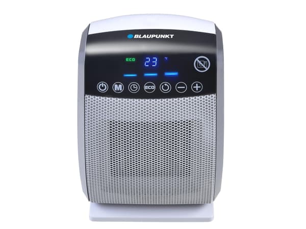 Blaupunkt FHD501, Sähkökäyttöinen lämpötuuletin, Keraaminen, Sisätila, Lattia, Valkoinen, Painikkeet
