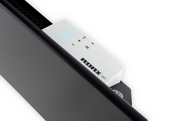 Adax värmepanel Neo H 10 KWT, 1000W 230V med WiFi, svart