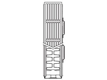 Caradon Compact-patteri C22 300 x 2000mm 300 x 2000mm