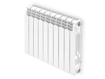 Ferroli Aluminium radiator Proteo HP600 x 98 mm avstand 500 mm 10 finner (747058010)