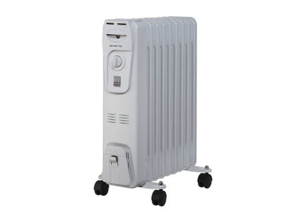Emerio HO-105589, Elektrisk oljevärmare, Olja, inomhus, Golv, Vit, 2000 W