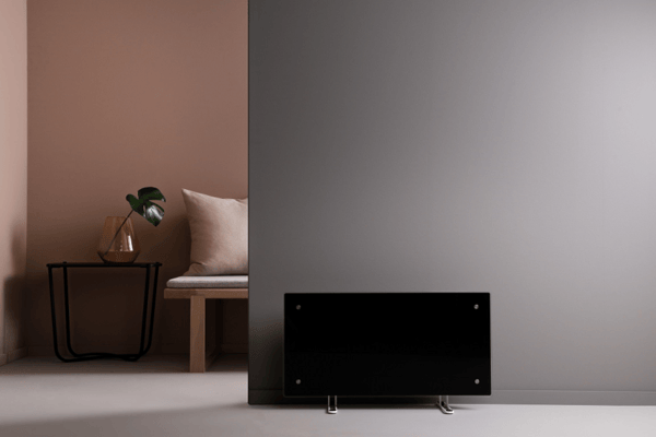 Adax glasvärmepanel Clea H 04 KWT, 400W 400V med WiFi, svart