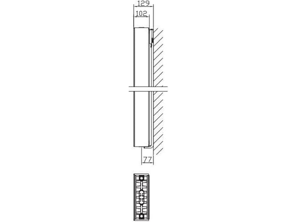 Stelrad Vertex Plan radiator type 22 180 x 70cm (GR-ST-VP-22070)