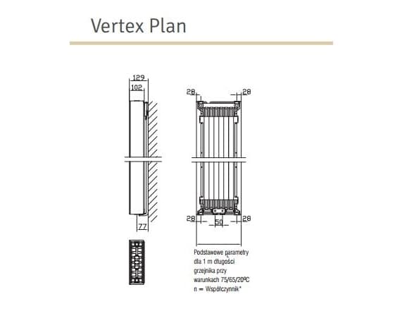 Stelrad Vertex Plan radiator type 22 500x2200mm 2115W